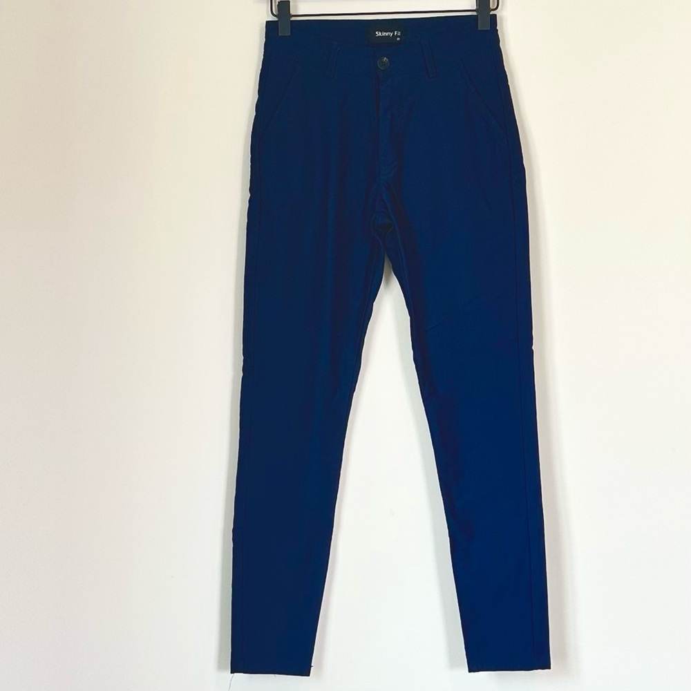 Classic Navy Men's Chinos - Size: 28